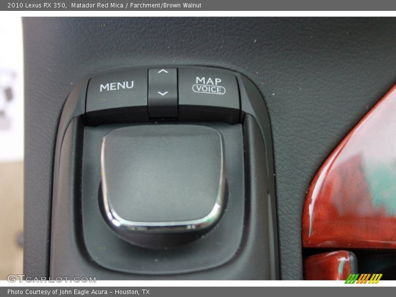 Matador Red Mica / Parchment/Brown Walnut 2010 Lexus RX 350