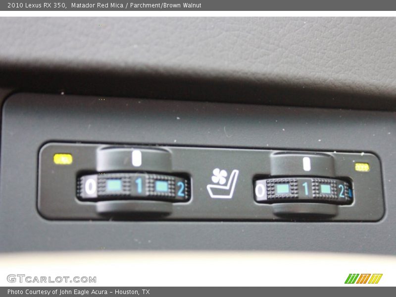 Matador Red Mica / Parchment/Brown Walnut 2010 Lexus RX 350