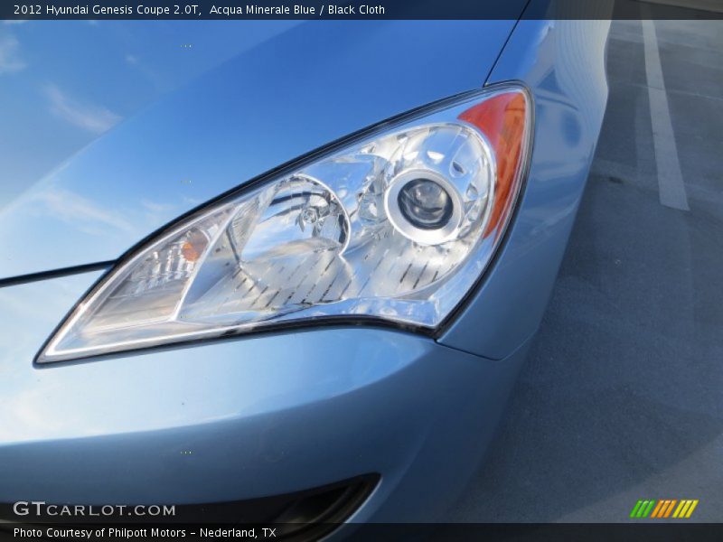 Acqua Minerale Blue / Black Cloth 2012 Hyundai Genesis Coupe 2.0T
