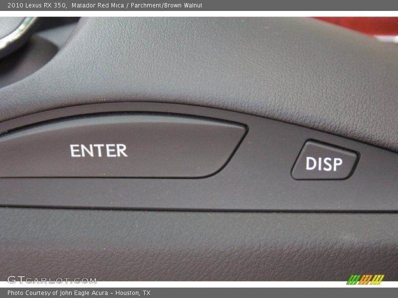 Matador Red Mica / Parchment/Brown Walnut 2010 Lexus RX 350