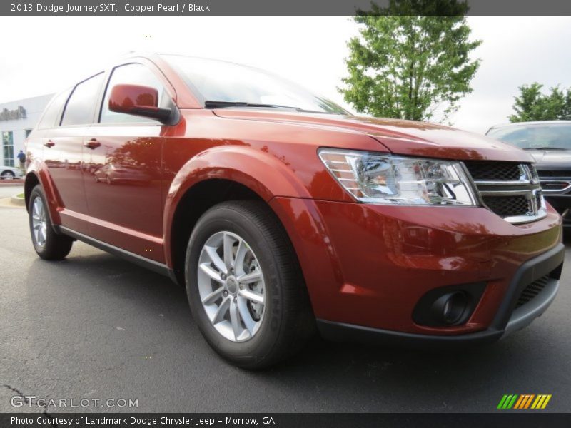 Copper Pearl / Black 2013 Dodge Journey SXT