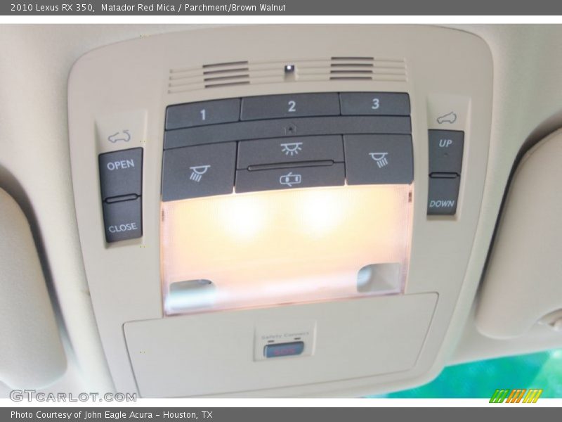 Matador Red Mica / Parchment/Brown Walnut 2010 Lexus RX 350