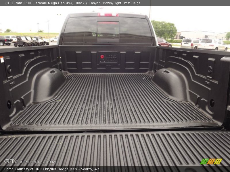 Black / Canyon Brown/Light Frost Beige 2013 Ram 2500 Laramie Mega Cab 4x4