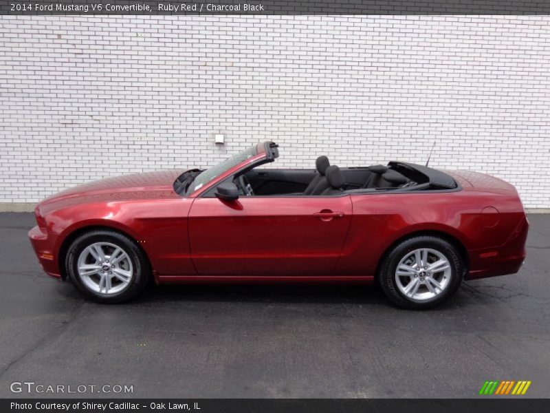  2014 Mustang V6 Convertible Ruby Red