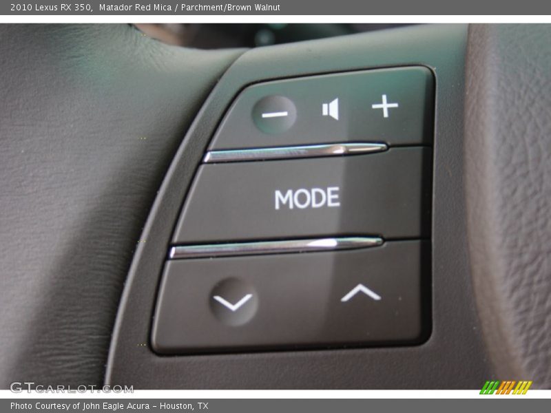 Matador Red Mica / Parchment/Brown Walnut 2010 Lexus RX 350