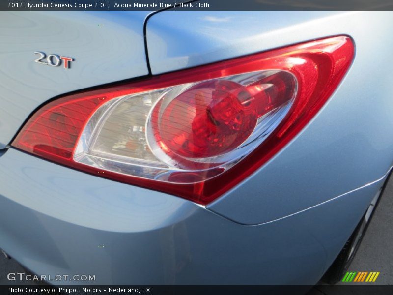 Acqua Minerale Blue / Black Cloth 2012 Hyundai Genesis Coupe 2.0T
