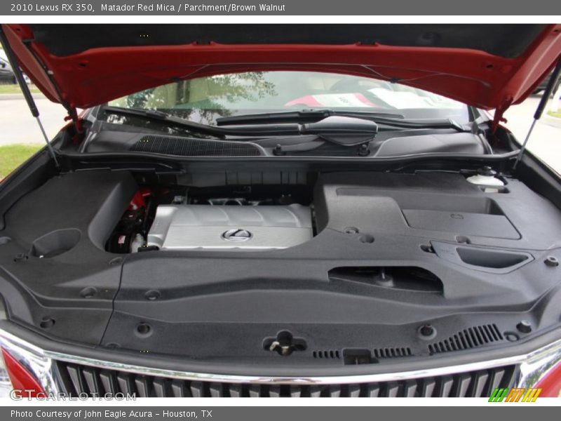 Matador Red Mica / Parchment/Brown Walnut 2010 Lexus RX 350