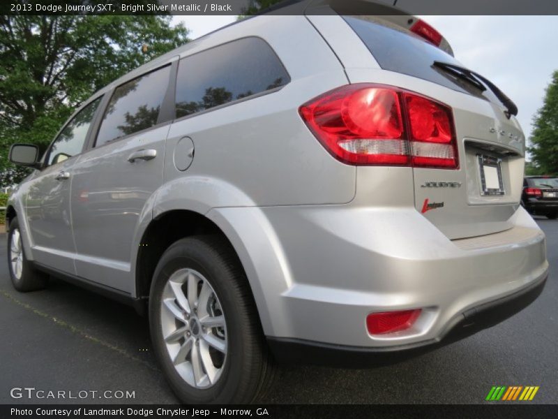 Bright Silver Metallic / Black 2013 Dodge Journey SXT