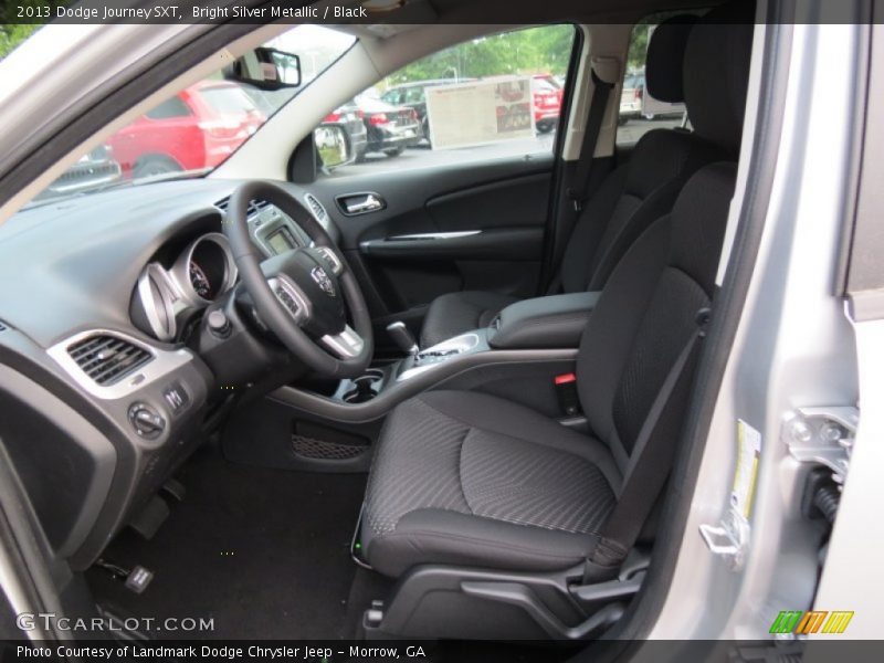 Bright Silver Metallic / Black 2013 Dodge Journey SXT