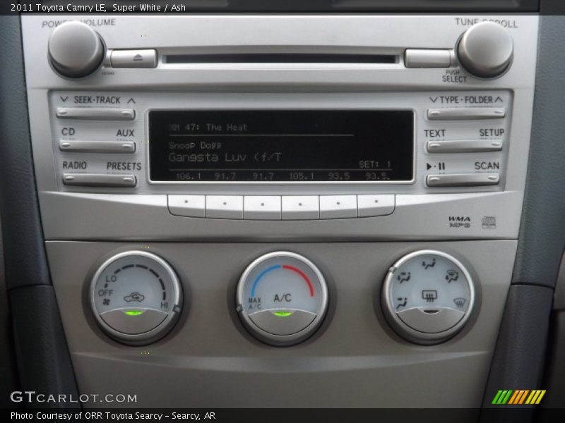 Super White / Ash 2011 Toyota Camry LE