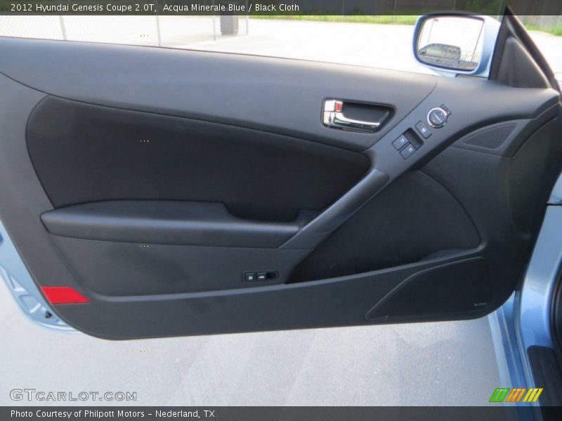 Acqua Minerale Blue / Black Cloth 2012 Hyundai Genesis Coupe 2.0T