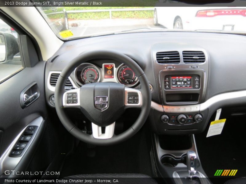 Bright Silver Metallic / Black 2013 Dodge Journey SXT