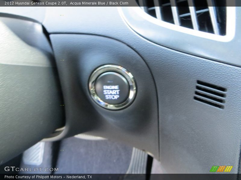 Acqua Minerale Blue / Black Cloth 2012 Hyundai Genesis Coupe 2.0T