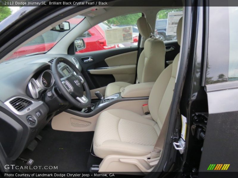 Brilliant Black Crystal Pearl / Black 2013 Dodge Journey SE