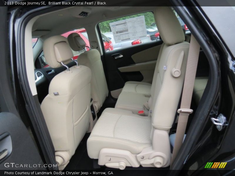 Brilliant Black Crystal Pearl / Black 2013 Dodge Journey SE