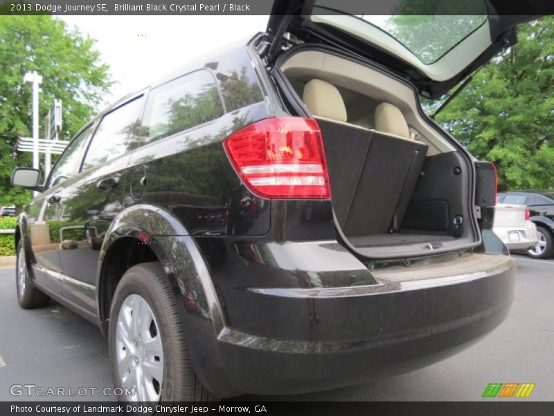 Brilliant Black Crystal Pearl / Black 2013 Dodge Journey SE