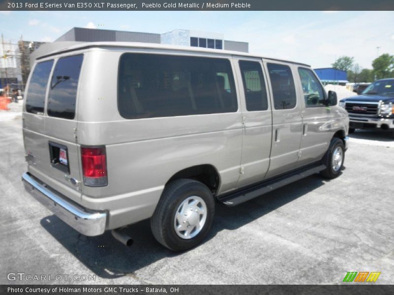 Pueblo Gold Metallic / Medium Pebble 2013 Ford E Series Van E350 XLT Passenger