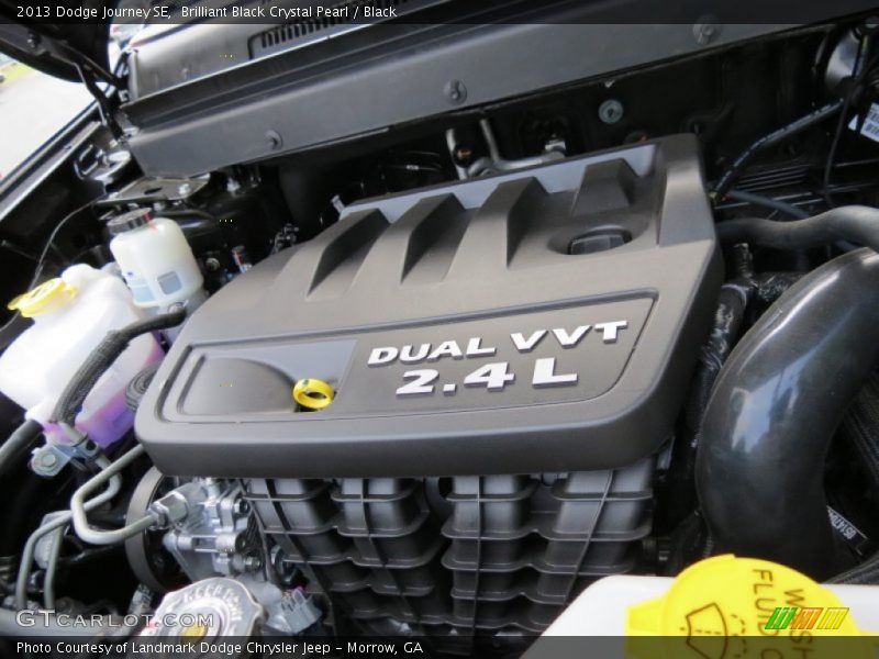 Brilliant Black Crystal Pearl / Black 2013 Dodge Journey SE