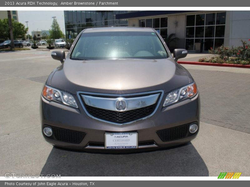 Amber Brownstone / Parchment 2013 Acura RDX Technology