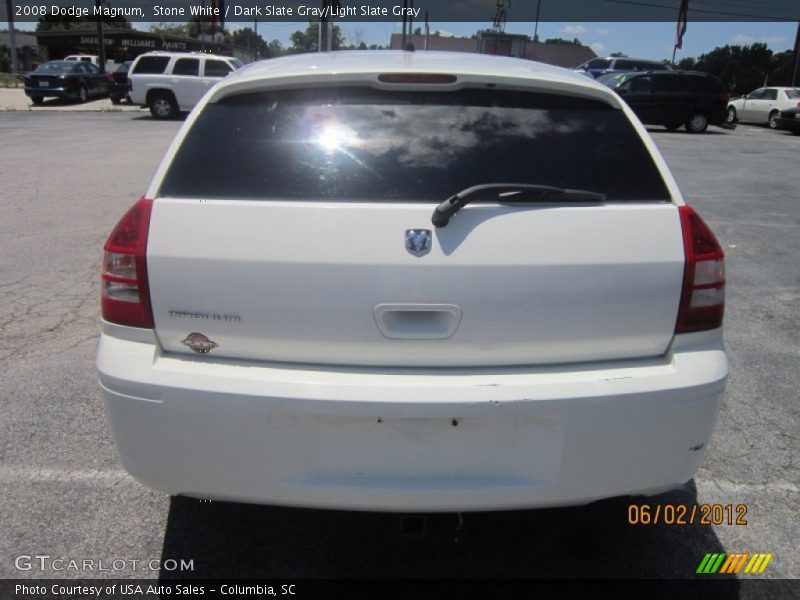 Stone White / Dark Slate Gray/Light Slate Gray 2008 Dodge Magnum