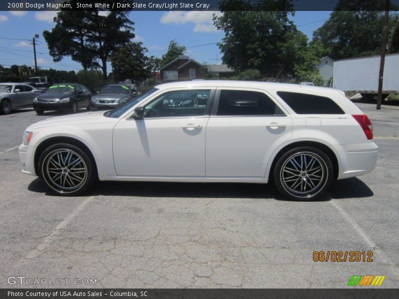 Stone White / Dark Slate Gray/Light Slate Gray 2008 Dodge Magnum