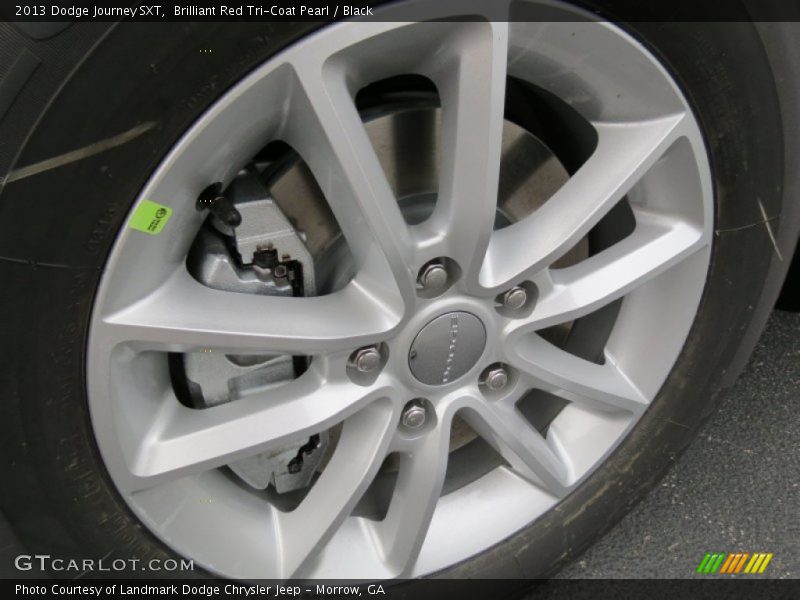Brilliant Red Tri-Coat Pearl / Black 2013 Dodge Journey SXT