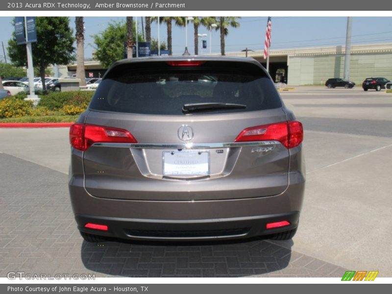 Amber Brownstone / Parchment 2013 Acura RDX Technology