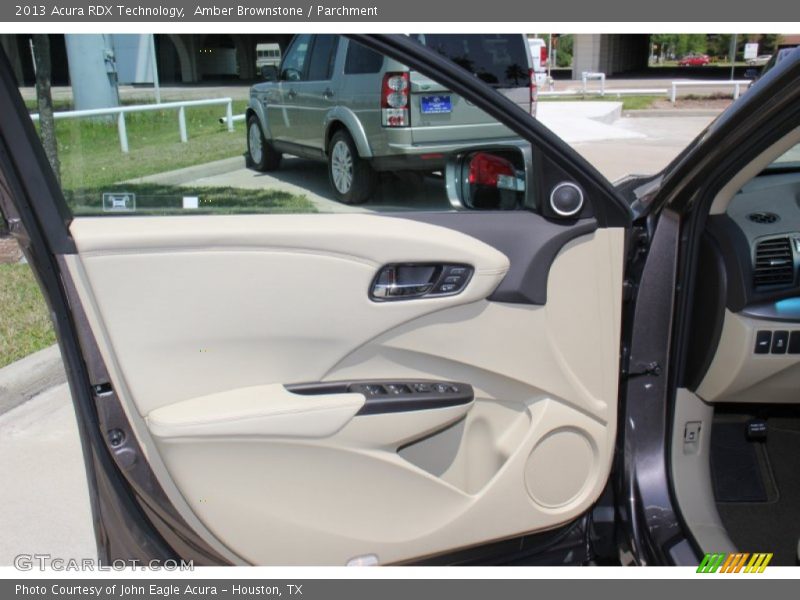 Amber Brownstone / Parchment 2013 Acura RDX Technology