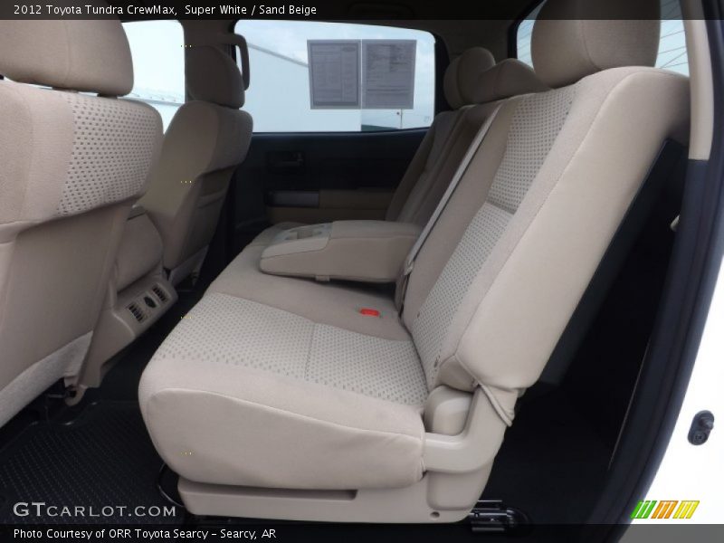 Super White / Sand Beige 2012 Toyota Tundra CrewMax