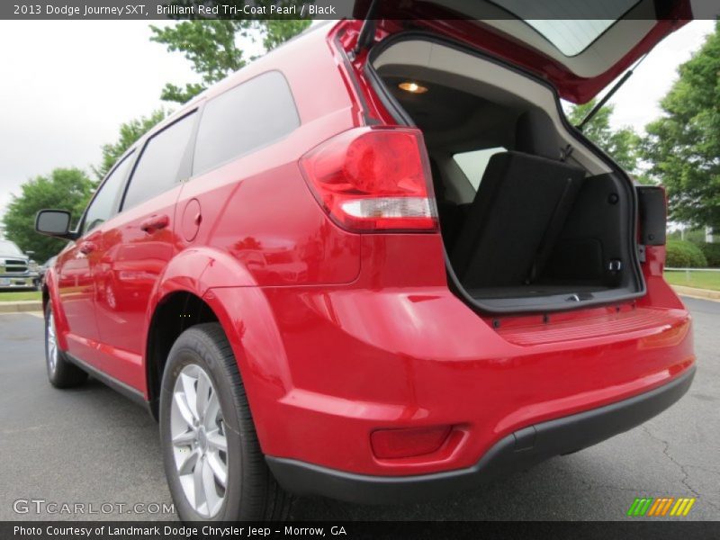 Brilliant Red Tri-Coat Pearl / Black 2013 Dodge Journey SXT