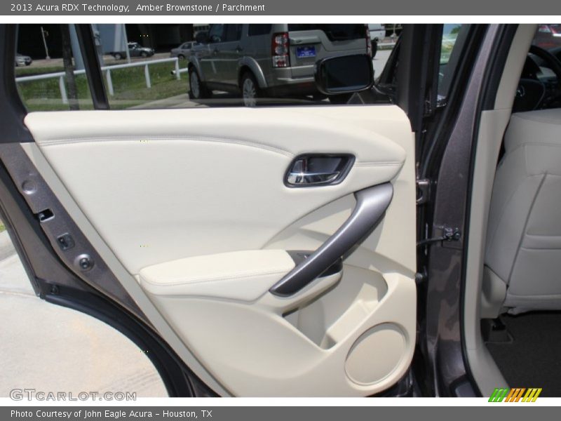 Amber Brownstone / Parchment 2013 Acura RDX Technology
