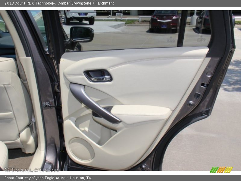 Amber Brownstone / Parchment 2013 Acura RDX Technology