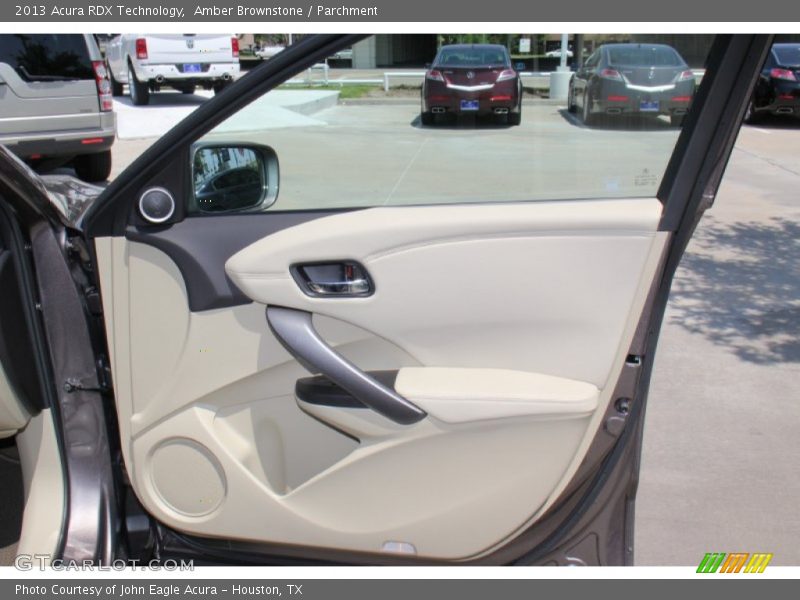 Amber Brownstone / Parchment 2013 Acura RDX Technology