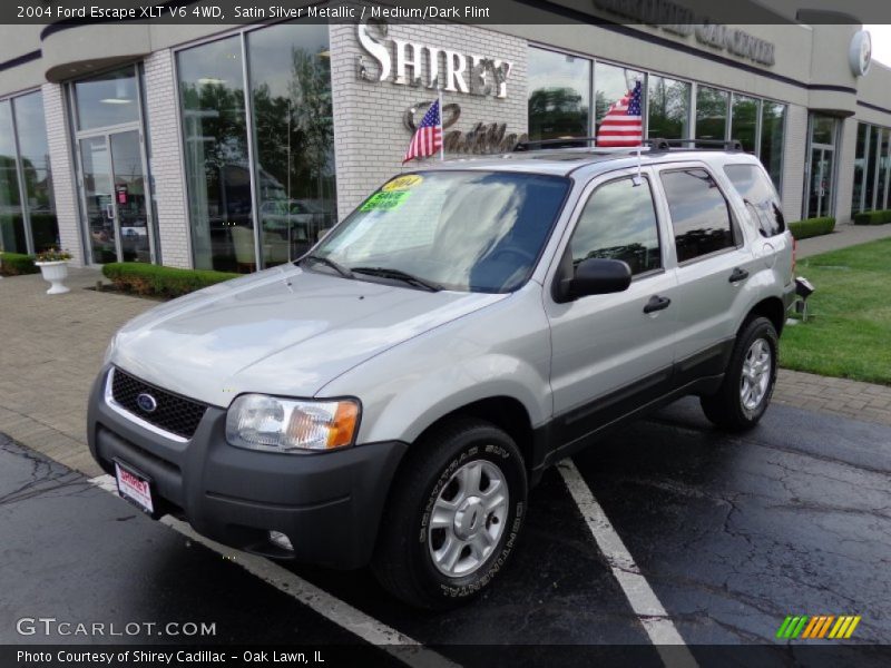 Satin Silver Metallic / Medium/Dark Flint 2004 Ford Escape XLT V6 4WD