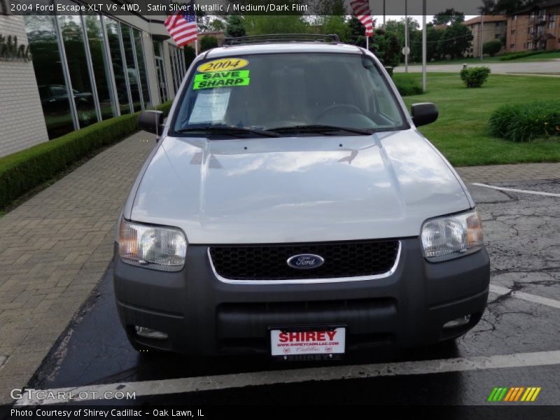 Satin Silver Metallic / Medium/Dark Flint 2004 Ford Escape XLT V6 4WD