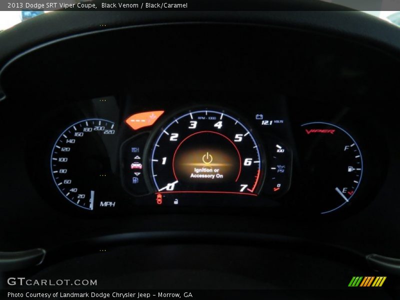  2013 SRT Viper Coupe Coupe Gauges