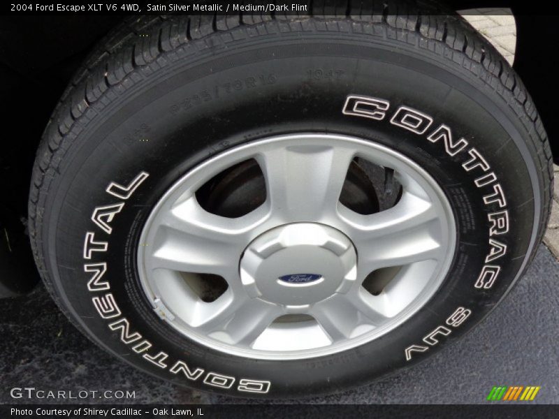 Satin Silver Metallic / Medium/Dark Flint 2004 Ford Escape XLT V6 4WD