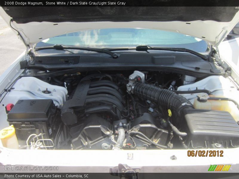 Stone White / Dark Slate Gray/Light Slate Gray 2008 Dodge Magnum