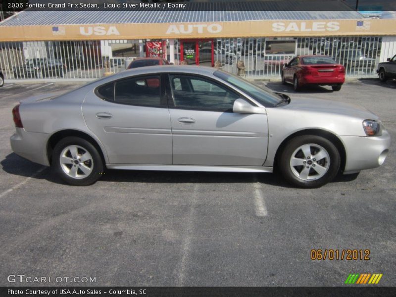 Liquid Silver Metallic / Ebony 2006 Pontiac Grand Prix Sedan