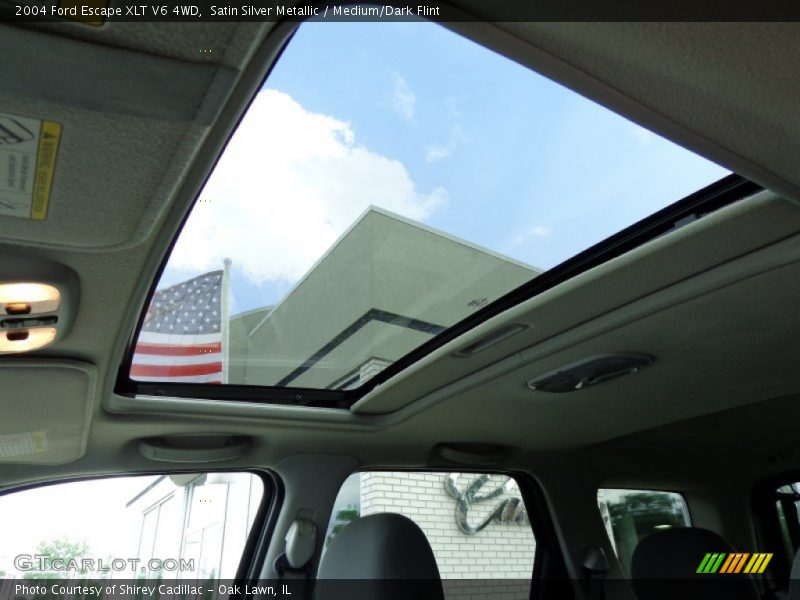 Satin Silver Metallic / Medium/Dark Flint 2004 Ford Escape XLT V6 4WD