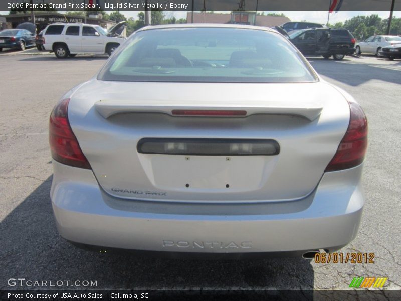 Liquid Silver Metallic / Ebony 2006 Pontiac Grand Prix Sedan