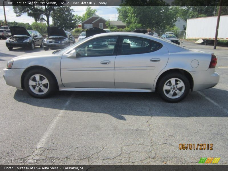 Liquid Silver Metallic / Ebony 2006 Pontiac Grand Prix Sedan