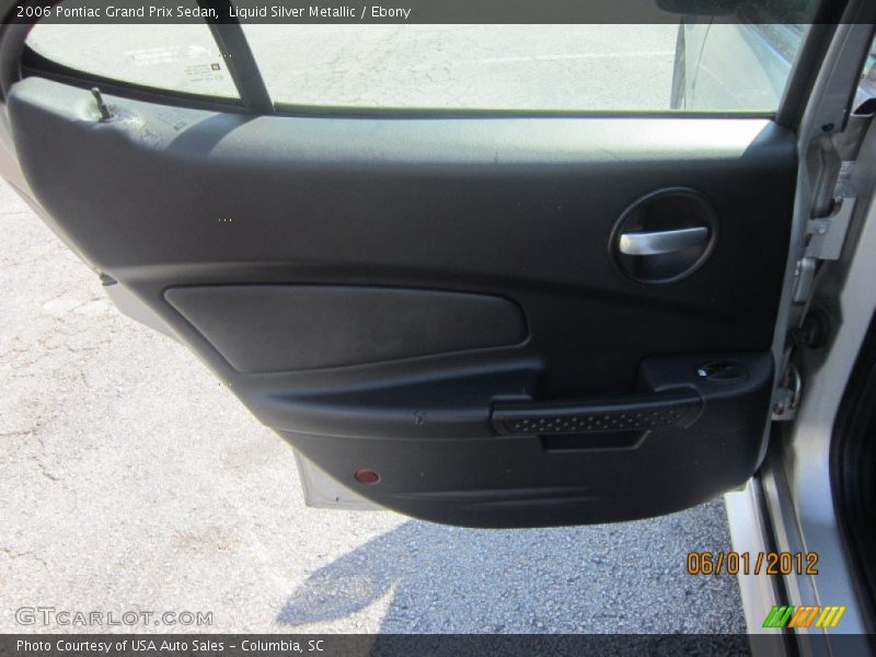 Liquid Silver Metallic / Ebony 2006 Pontiac Grand Prix Sedan