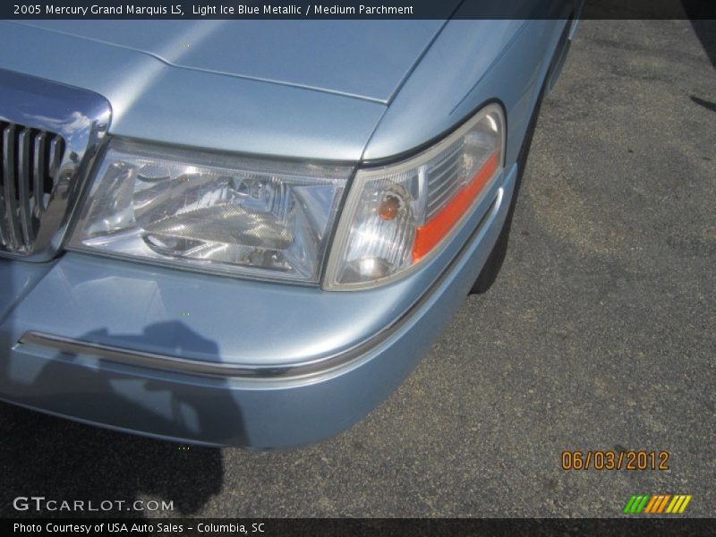 Light Ice Blue Metallic / Medium Parchment 2005 Mercury Grand Marquis LS