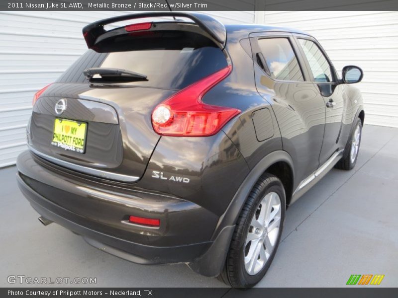 Metallic Bronze / Black/Red w/Silver Trim 2011 Nissan Juke SL AWD