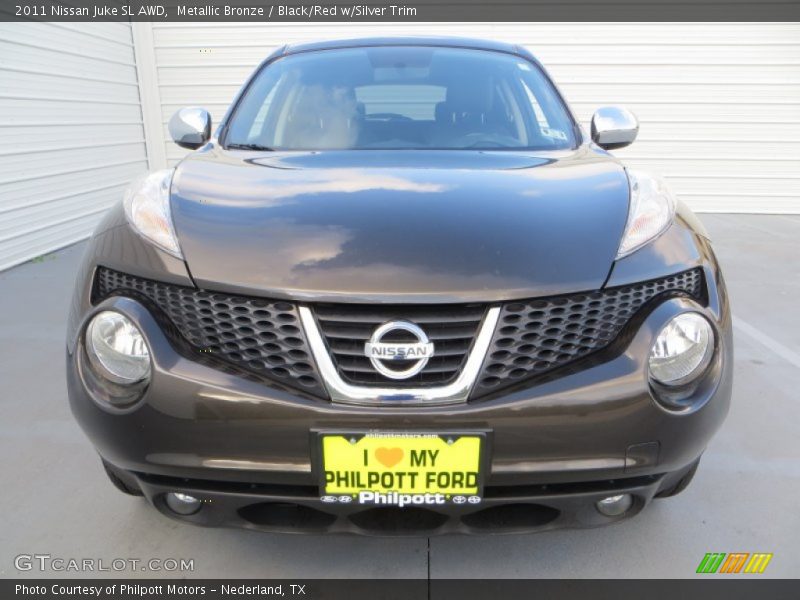 Metallic Bronze / Black/Red w/Silver Trim 2011 Nissan Juke SL AWD