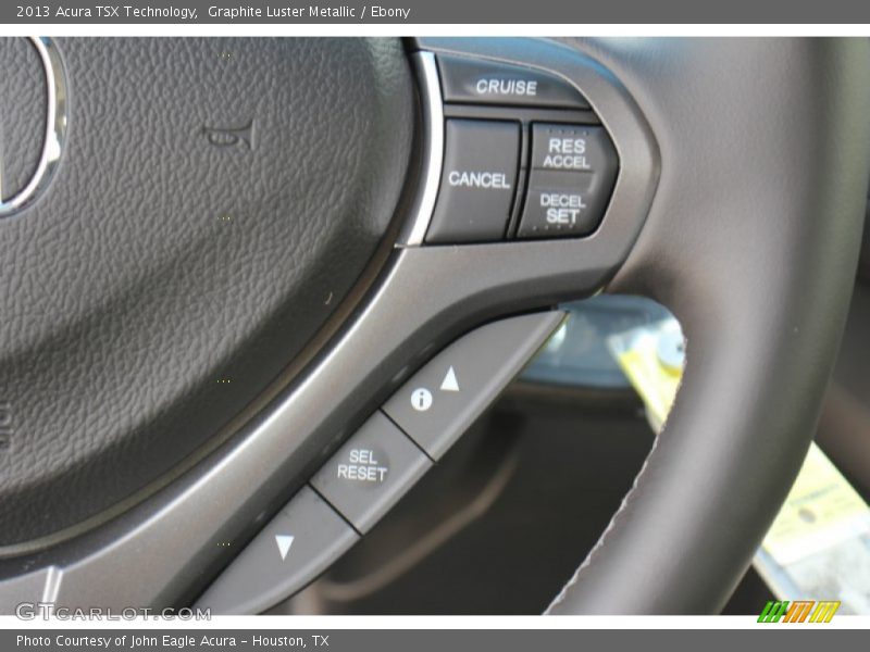 Graphite Luster Metallic / Ebony 2013 Acura TSX Technology