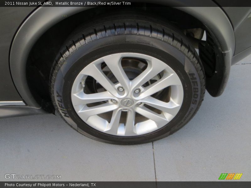 Metallic Bronze / Black/Red w/Silver Trim 2011 Nissan Juke SL AWD