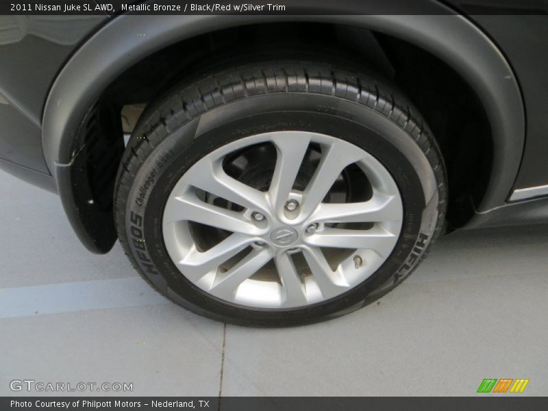Metallic Bronze / Black/Red w/Silver Trim 2011 Nissan Juke SL AWD