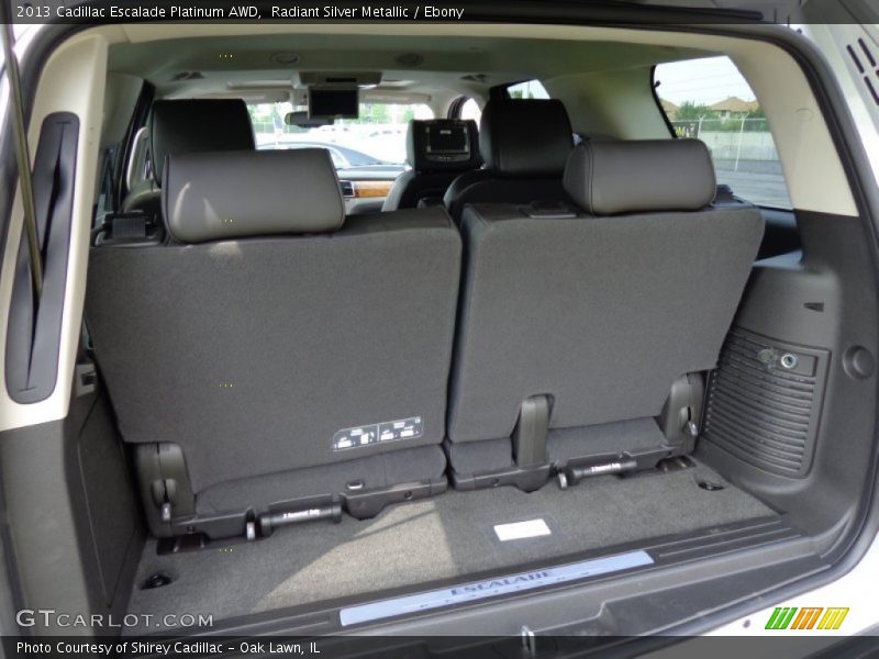 Radiant Silver Metallic / Ebony 2013 Cadillac Escalade Platinum AWD
